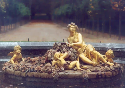 Château de Versailles- Bassin des quatre saisons.