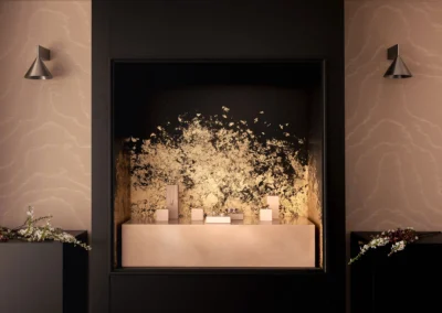 Décor du showroom Montmartrois de la maison d&rsquo;édition Joaillière Joalie